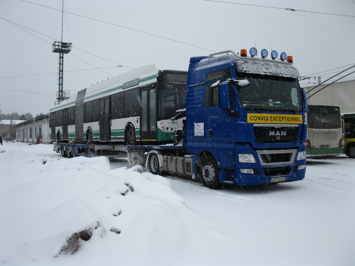 Eberswalder Gelenkobus 051 wieder in Eberswalde